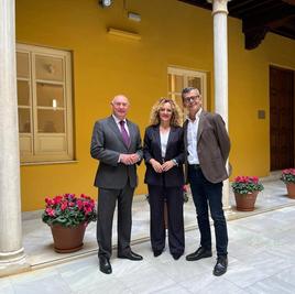 Antonio García, Marta Nievas and Juan Ramón Ferreira.