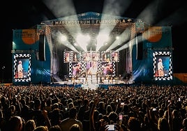 Robbie Williams at Marenostrum Fuengirola.