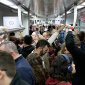 A packed Cercanías train (file image).