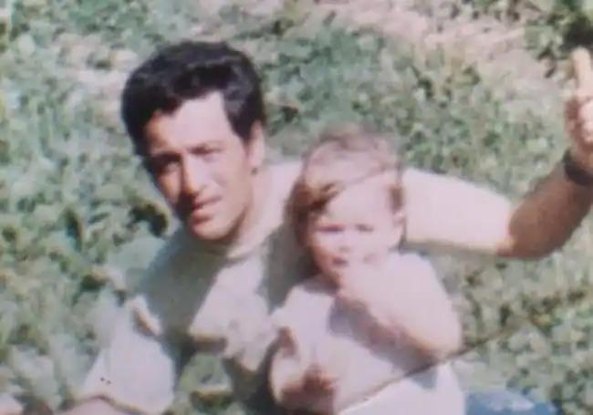 Family photograph of Antonio and Begoña, when she was a child