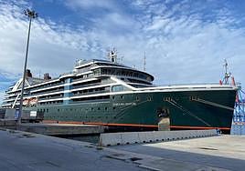 A unique expedition ship whose design pays homage to the line's remote destinations.