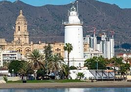 La Farola de Málaga, with the Cathedral in the background (file image).
