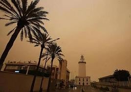 File image of a previous 'calima' episode on the Costa del Sol.