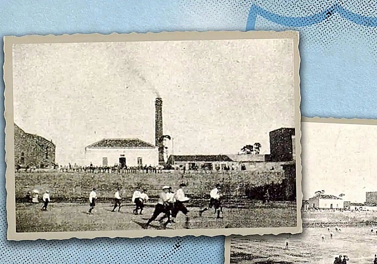 Images of a match held on 20 April 1904, originally published in the magazine Arte y Sport.