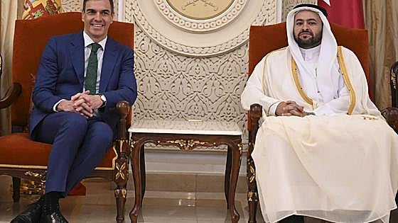 Spanish Prime Minister Pedro Sánchez on visit to Middle East