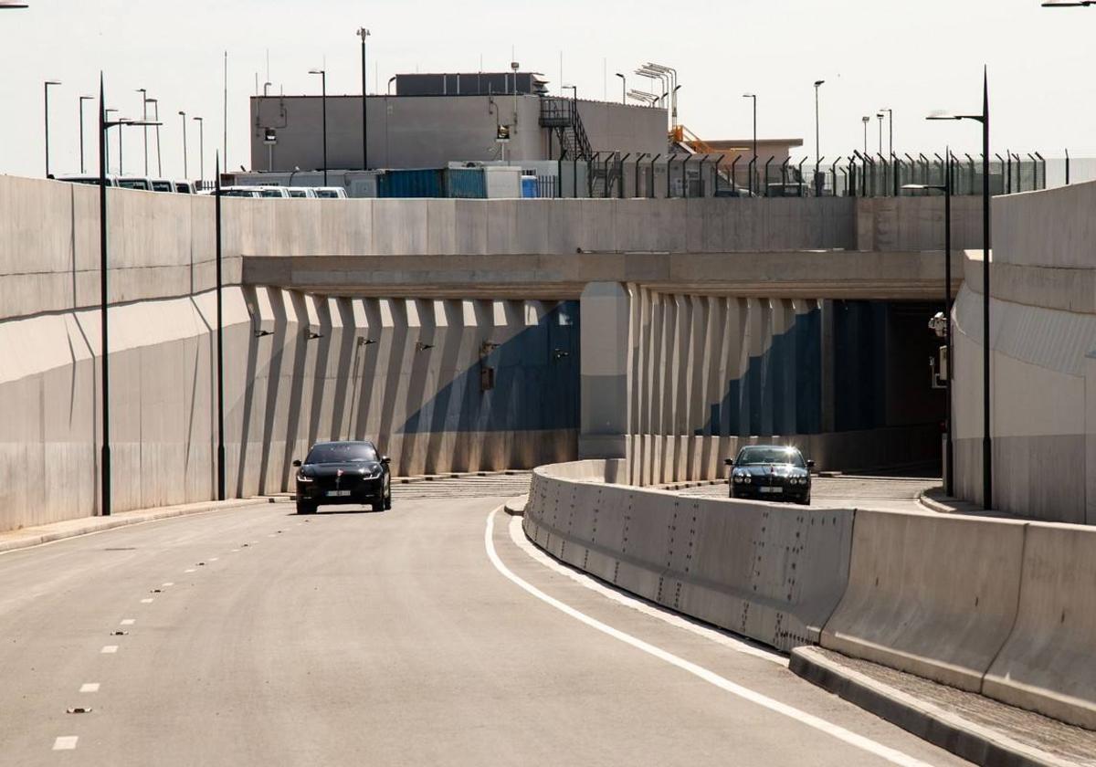 The inauguration of the tunnel in March 2023.