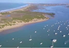 Aerial view of Punta del Boqueron.