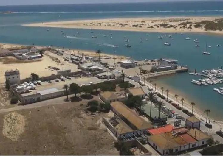 Punta del Boquerón as viewed from Sancti Petri.