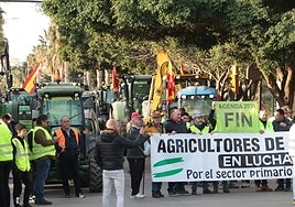 Farmers' protests in Malaga