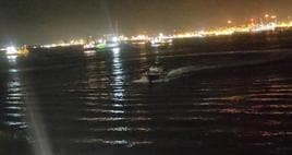 The Guardia Civil patrol boat on Wednesday night.