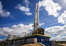 Spacecraft launch pad in El Arenosillo, Huelva.