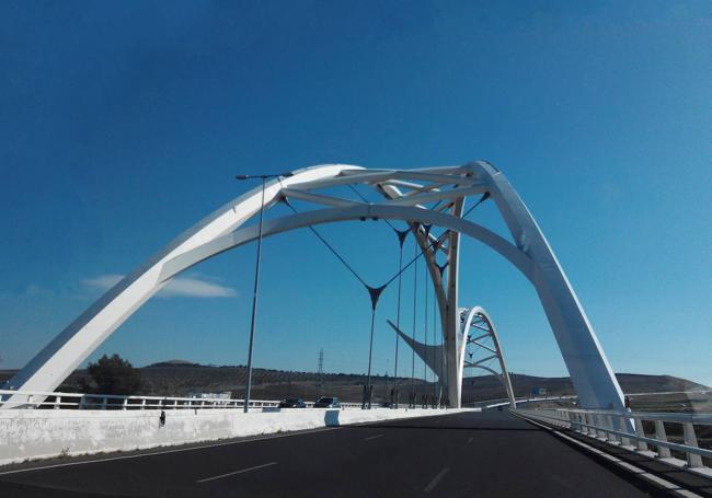 Abbas ibn Firnas bridge in Cordoba.