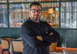 Dani García at Alelí, an Italian cuisine concept that will close in Marbella and open in Budapest.