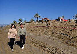 Councillor Diego López visited the site.