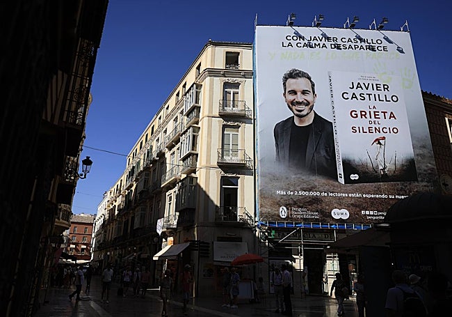 The ad for the new novel.