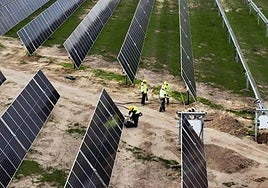 Image of a photovoltaic plant.