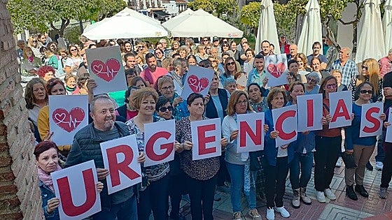 Ardales and Carratraca join forces in protest against emergency delays: 'A three-year-old was unconscious for an hour at school'
