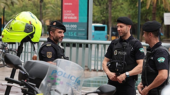 Local Police in Malaga get a new look with short-sleeve polo shirts and berets for some