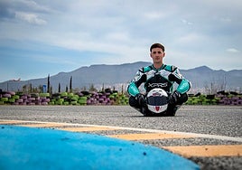 Carlos Espinosa Siles, in his XPRS racing team suit.