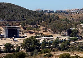 View of the municipal plot where Cala Mijas was held for two years.