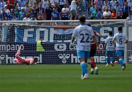 Malaga conceded an early goal and found it difficult to mount a comeback.