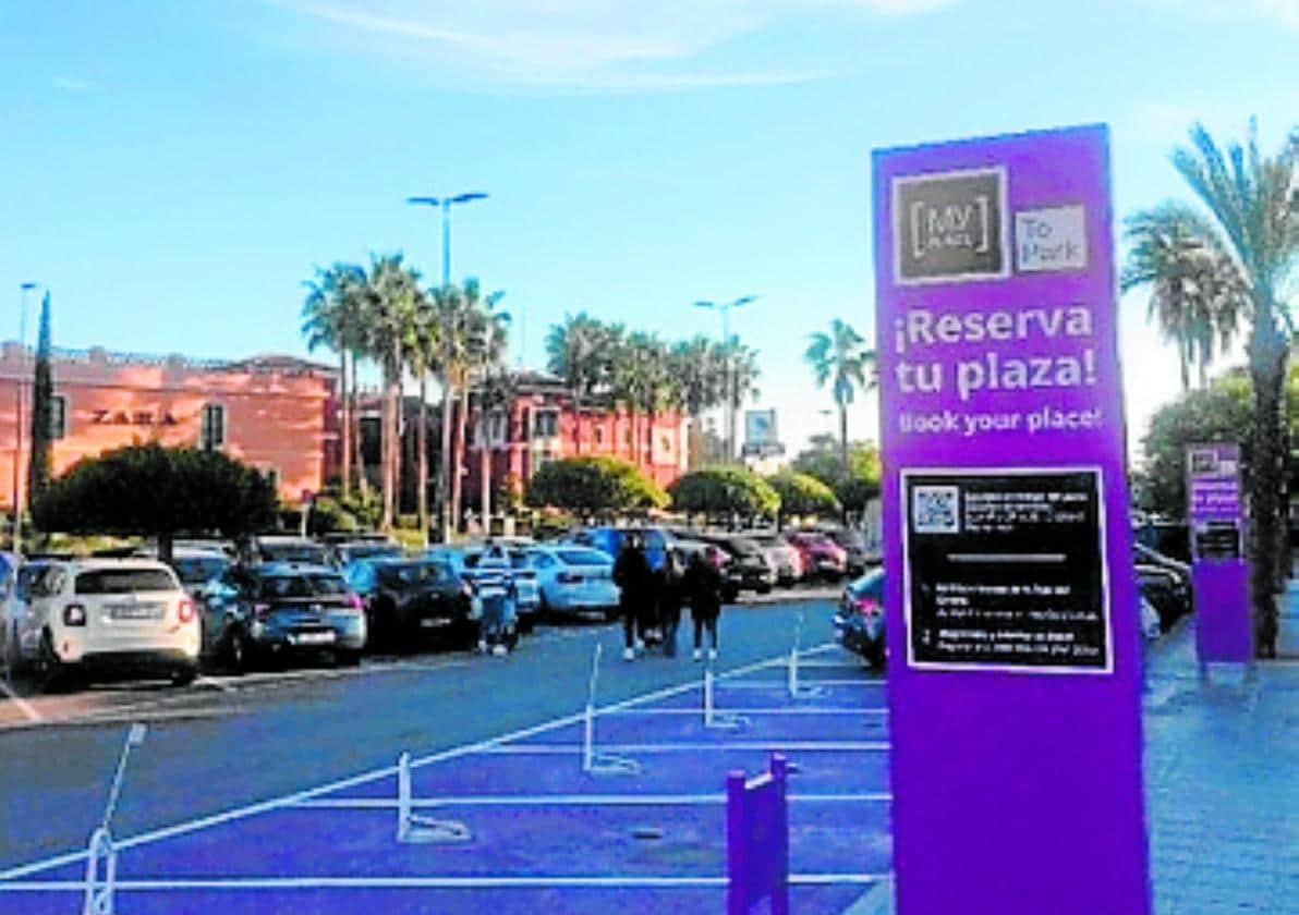 Malaga's Plaza Mayor shopping centre launches parking space reservation service, and this is how it will work