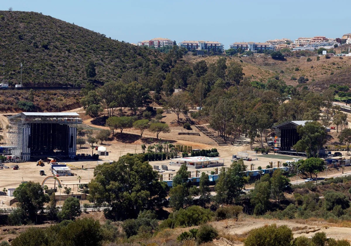 What will happen with the Cala Mijas site now the music festival won't go ahead?