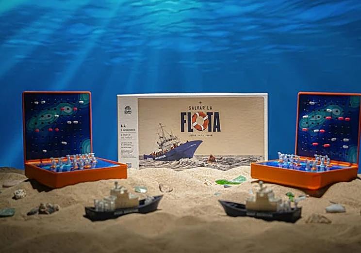 Board game 'Save the Fleet', created by Ogilvy, to raise funds for the NGO Salvamento Marítimo Humanitario.