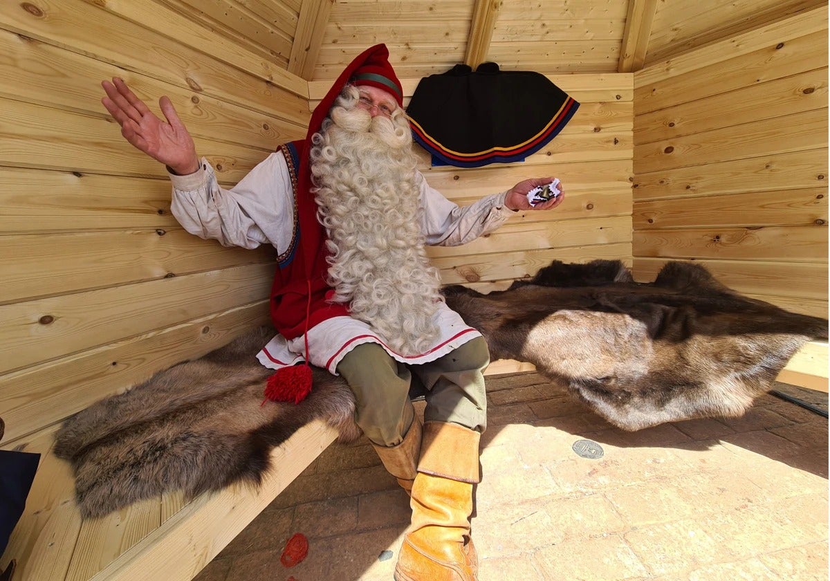 Why did Santa swap the snow in Lapland for the sunny Costa del Sol, some eight months before Christmas?