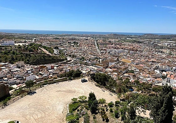View of Vélez-Málaga and Torre del Mar from the 10th century fortress.