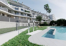 Artist's impression of the Med Hills housing development in Torreblanca del Sol.