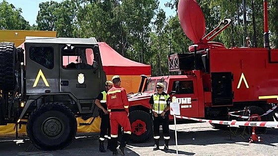 Army carries out training exercises in Malaga and Cadiz in readiness for possible wildfires