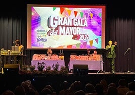 Last year's gala night for the elderly in Fuengirola.