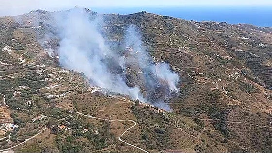 Fire that caused homes to be evacuated in Torrox brought under control