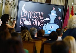 The presentation of La Noche en Blanco 2024.