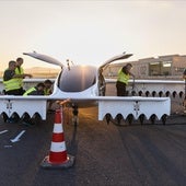 Malaga Airport prepares an air taxi service with pilotless drones