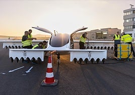Passenger drone, made by Lilium, of the type that would be used Malaga.