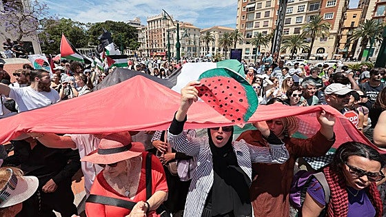Pro-Palestinian rally calls for Malaga University to sever ties with Israel as Jaén and Granada have done