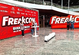 Presentation of the VIII International Festival of Manga, Comic, TV Series, Animation and Video Games, in the Palacio de Congresos in Torremolinos.