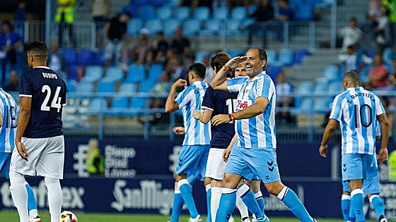 Malaga CF's former legends fight back to snatch 2-2 draw against AFE veterans