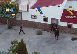 Watch as police make more than 20 arrests after illegal tobacco network with factory in Malaga is smashed