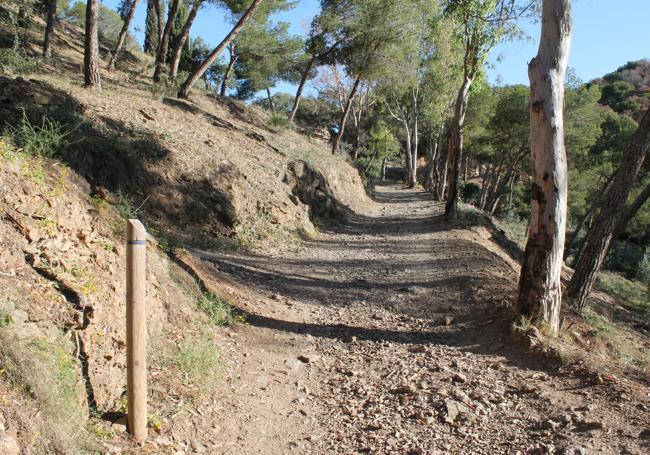 Walk along the path of La Malagueta.