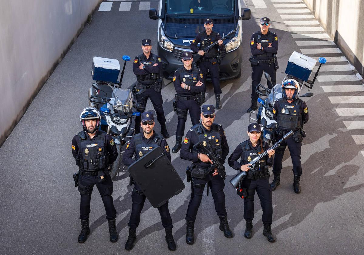 UPR officers pose with some of the equipment they use in their operations.