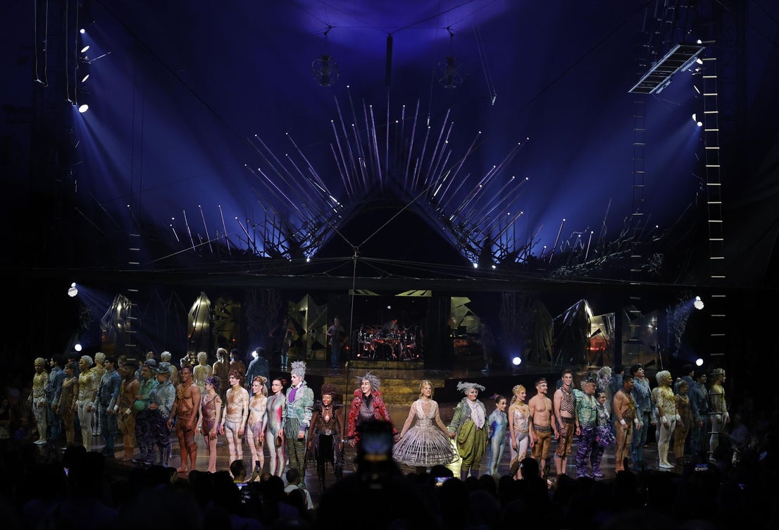 Picture gallery of the premiere of Cirque du Soleil's new production of Alegría in Malaga