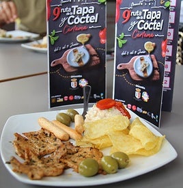 One of last year's tapa on the route in Cártama.