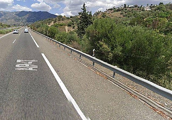 Image of the area where the incident happened on Saturday.