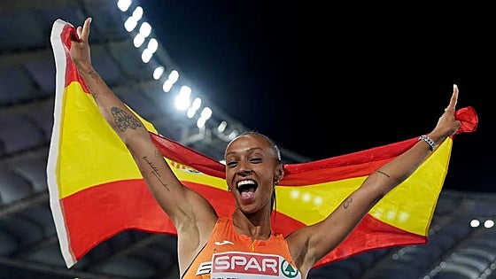 Spain's Ana Peleteiro wins triple-jump gold at the European Championships