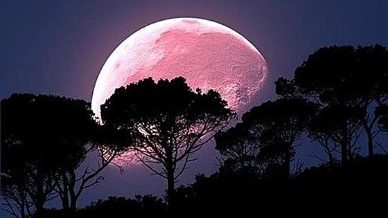 The strawberry moon in June: when is it and where are the best places to see it in the south of Spain?