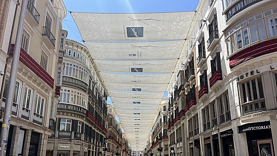 Malaga's Calle Larios is now ready for a cool summer