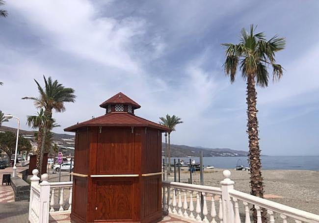 New tourist information point in Castell de Ferro.